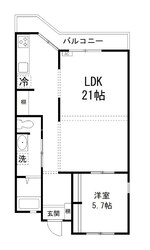 第1眉山マンションの物件間取画像